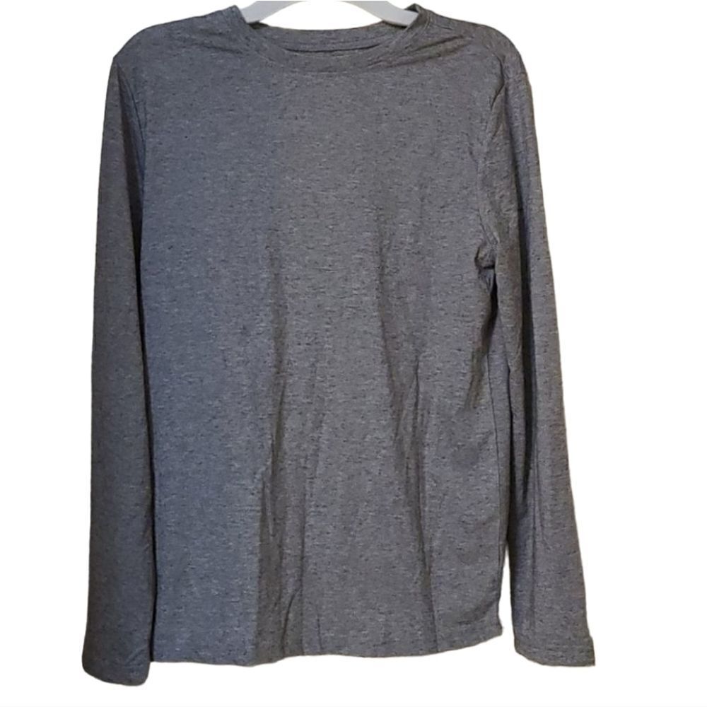 Russell Athletic Long Sleeve Gray Shirt XL 14/16 Boys Activewear Tee School Top